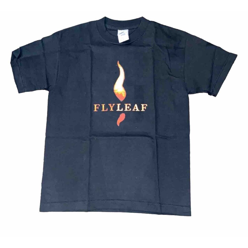 Vintage Flyleaf Christian Metal Rock Band Shirt T-Shirt Youth Medium NOS